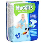 Huggies 4 памперсы мальчикам №19 (8-14 кг)_А