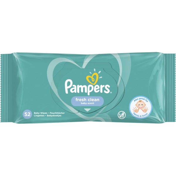 PAMPERS Салфетки Fresh Clean №52_А