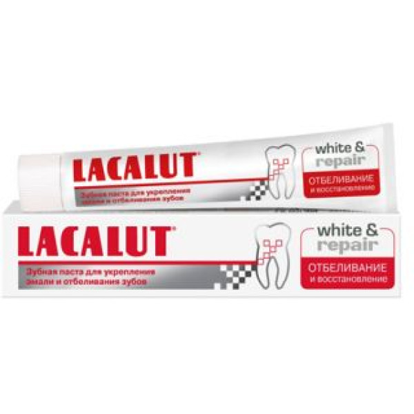 Lacalut White & Repair 75 мл паста зубная