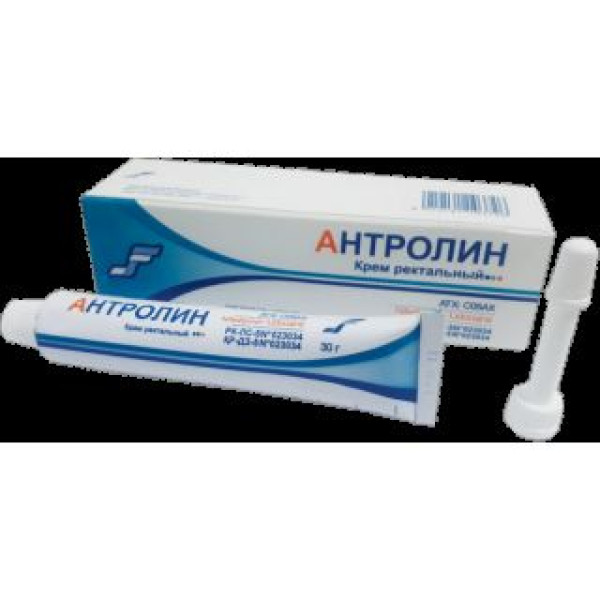 Антролин 30 г крем ректальный